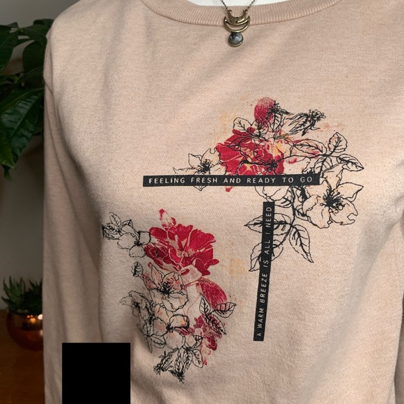 Floral Sweatshirt - Picture 2 of 3